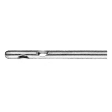 Cannulas With One Central Hole and Two Lateral Holes, Threaded Fitting