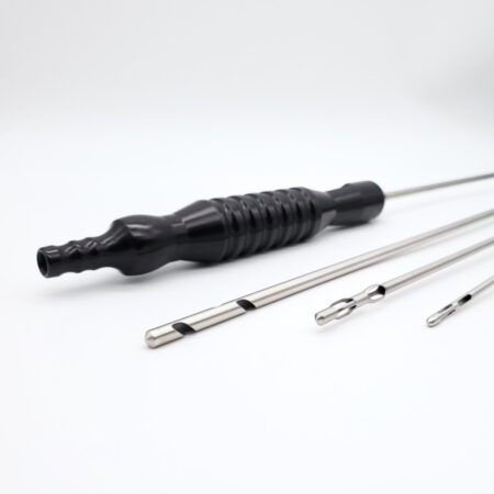 LIPOSUCTION CANNULA Power-Handle-Threaded-Fitted-and-60cc-Tommy-Hub-Cannula
