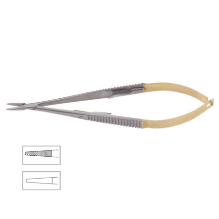 Castroviejo Flat Handle Needle Holders