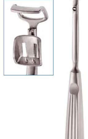 Beckmann adenoid curette 22cm – with basket