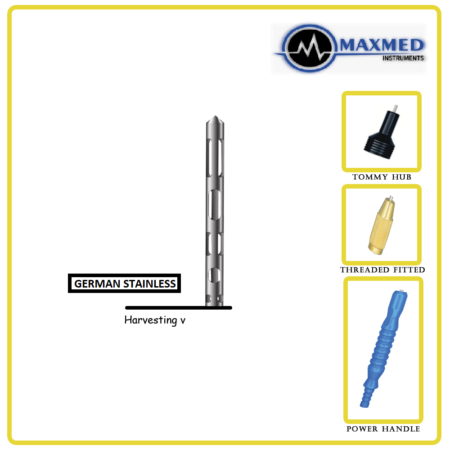Harvesting v Liposuction Cannula with Fixed Handle