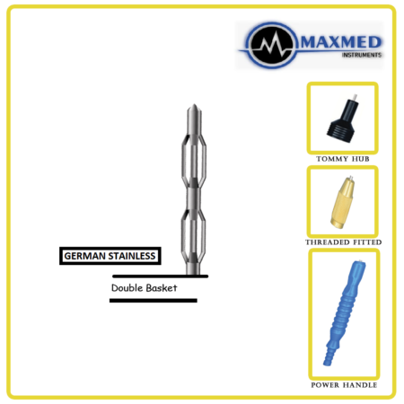 Double Basket Liposuction Cannula with Fixed Handle