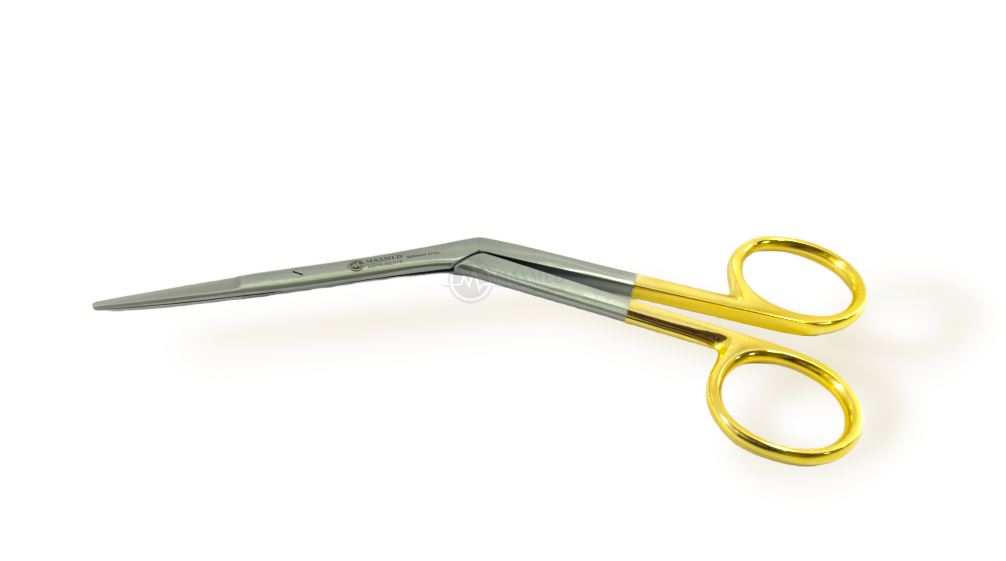 Knight Nasal Scissors – Tungsten Carbide, Serrated, Angled