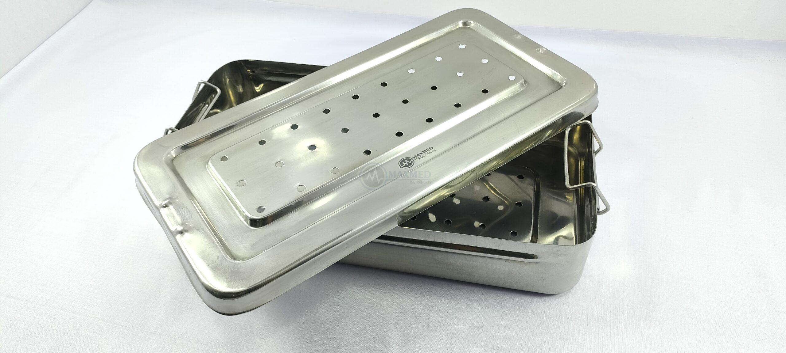 Sterilization Stainless Steel Box Perforated With Locking System - Max ...