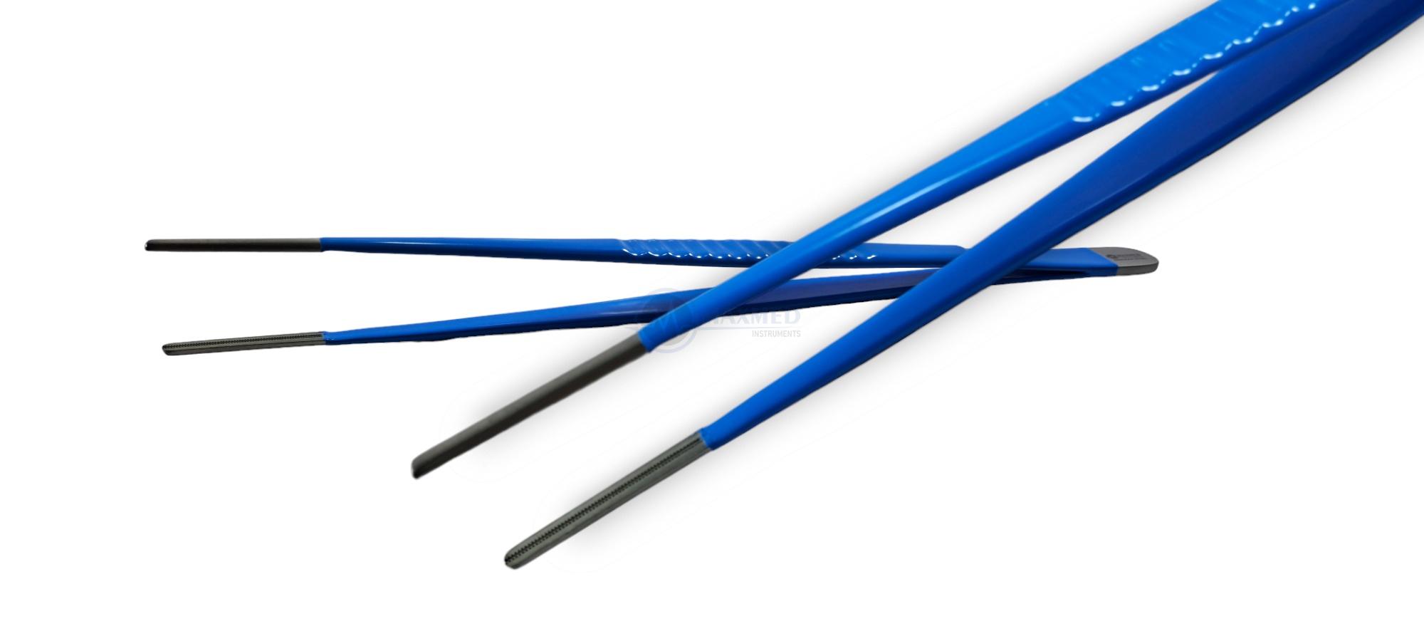 Crow Coagulating Insulated Dressing Forceps – Tungsten Carbide Serrated Jaw