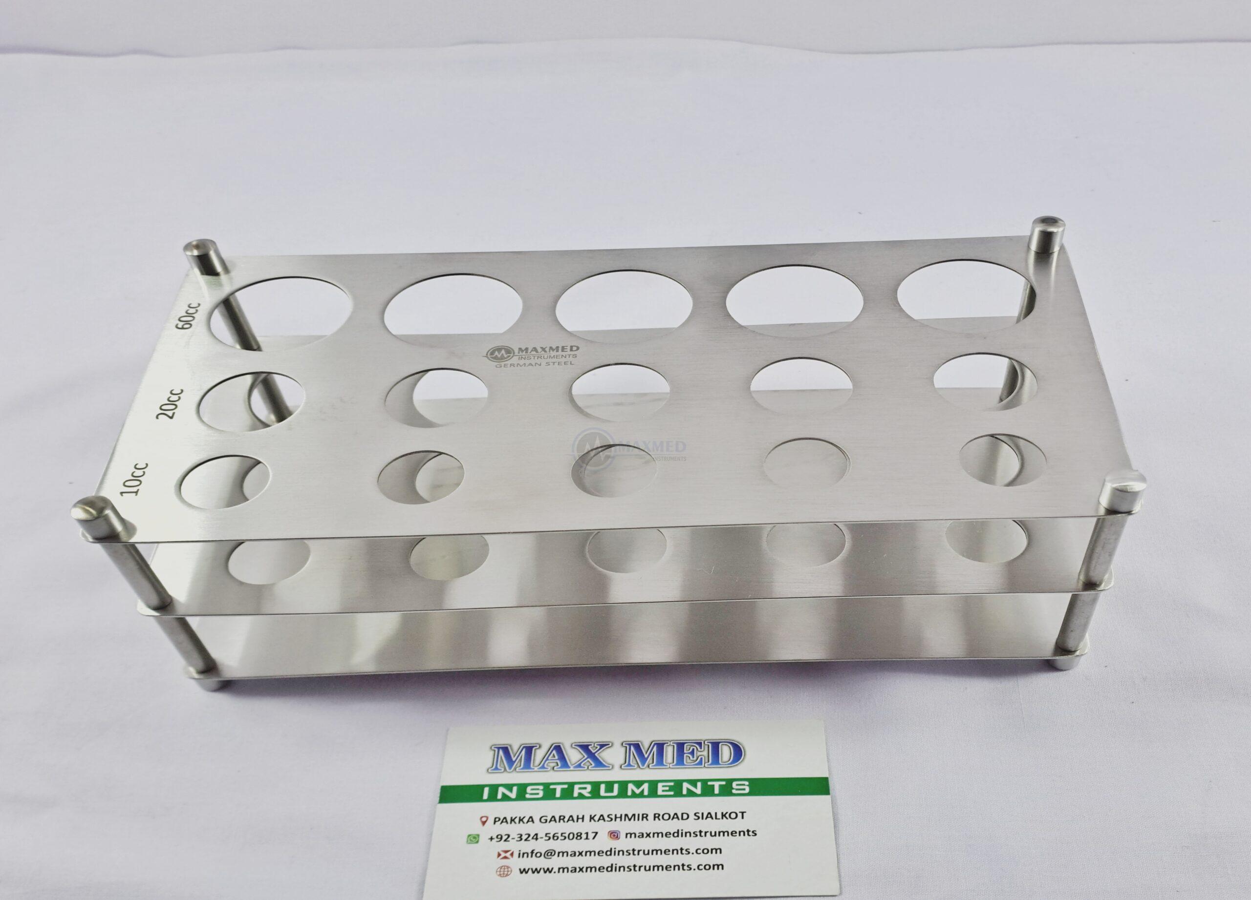 Universal Syringes Holding Rack - Max-Med Instruments