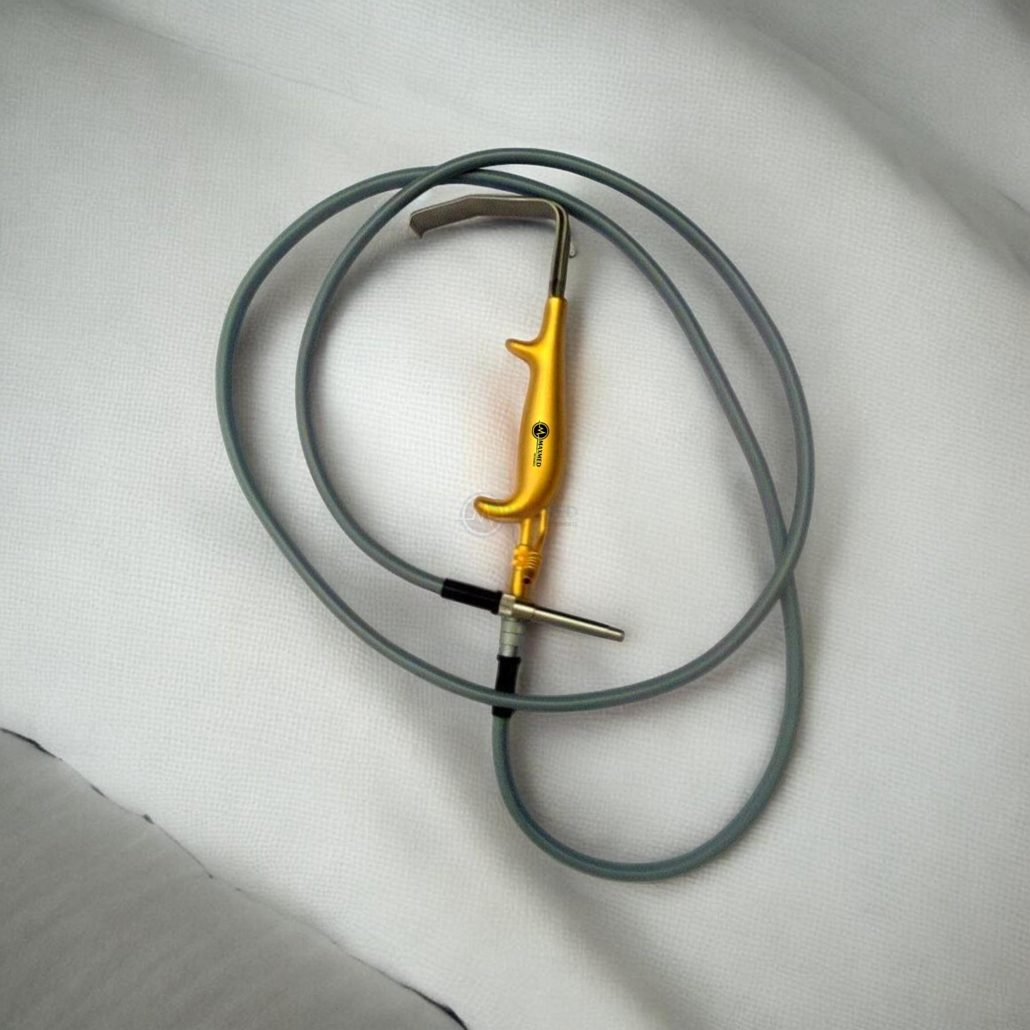 Tebbetts Fiber Optic Lighted Breast Retractor With Suction